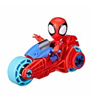 Spider And His Amazing Friends Motosiklet Ve Figür Spidey F7459
