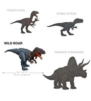 Sesli Jurassic World Kükreyen Dinozor Figürü Film Serisi 30 Cm Afrovenator JKL76