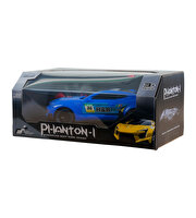 Full Fonksiyon Pilli 1:22 Ölçek Uzaktan Kumandalı Mavi Yarış Arabası