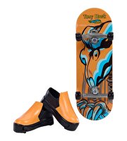 Hot Wheels Skate Neon Temalı Parmak Kaykay ve Ayakkabı Paketi Skulltimate HPG25