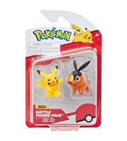 Pokemon Battle Figür 2'li Seti Pikachu Tepig