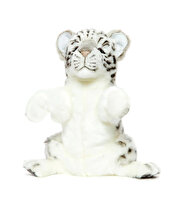 Hansa Creations Kar Leoparı El Kuklası Peluş 32 Cm
