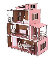 Ahşap Bebek Evi 2 15 Parça