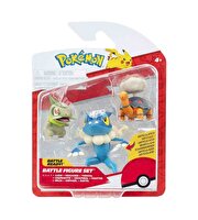 Pokemon Battle 3'lü Fi̇gür Seti̇ Axew Frogadier Torkoal