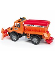 Bruder Mercedes Benz Unimog Kar Temizleyici ve Tuzlayıcı