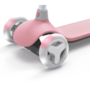 Xiaomi Mitu Işıklı Ayarlanabilir 3 Tekerlekli Scooter Pembe