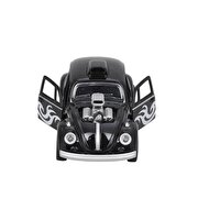 Işıklı Metal Çek Bırak Motorlu Tosbağa Siyah