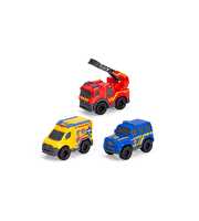 Dickie Toys Micro Rescue Force Mercedes-Benz 3 Araçlı Acil Durum Araç Seti