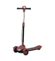 Prego Rapid Işıklı Müzikli ve Katlanabilir Scooter Bordo