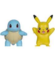 Pokemon Battle 2'li̇ Fi̇gür S1 Pikachu ve Squirtle