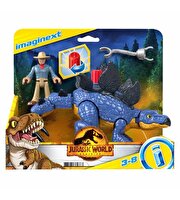 Imaginext Jurassic World Araçlar Stegosaurus ve Dr. Grant GVV64