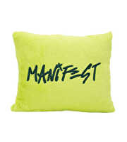 Manifest Yeşil Peluş Kırlent 35×45 Cm