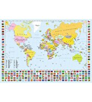 Anatolian 260 Parça Puzzle Dünya Haritası