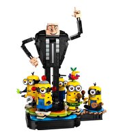 LEGO Despicable Me 4 Yapım Parçalarından Gru ve Minyonlar 75582