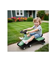 Sesli ve Işıklı Royal Swing Car Yeşil