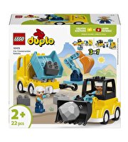 LEGO DUPLO Kasabası 3'ü 1 Arada İnşaat Araçları 10475