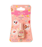 Lukky Su Bazlı Parlak Kalpli İnci Pırıltılı Oje