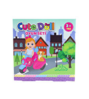 Sevimli Bebek Seyahat Seti Koyu Pembe Kasklı