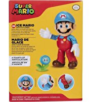Ni̇ntendo Super Mari̇o Fi̇gürü Buz Mari̇o Ve Çi̇çek10 Cm