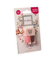 Lukky Su Bazlı 2'si 1 arada Soyulabilir Pembe Oje