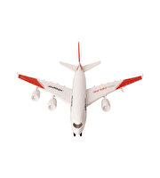 Çek Bırak Die Cast Uçak A380 Kırmızı