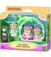 Sylvanian Families Geyik Bebeklerin Çiçekli Salıncak Seti