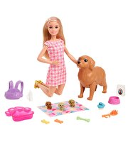 Barbie ve Yeni Doğan Köpekler Oyun Seti HCK75