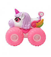 Royal Unicorn Stunt Car Uzaktan Kumandalı Akrobatik Araba Pembe