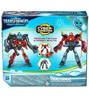 Transformers EarthSpark Terran Twitch ve Robby Malto İkili Aksiyon Figürü Seti