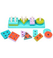 Let's Be Child Geometrik Şekiller Bul-Tak