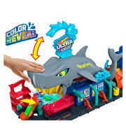 Hot Wheels Şehri Muhteşem Köpek Balığı Araba Yıkama Oyun Seti HTN82