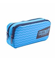 Bubbles Wave Kalem Çantası Mavi