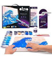 OKTO The Great Wave of Kanagawa 3D Duyusal Sanat Seti