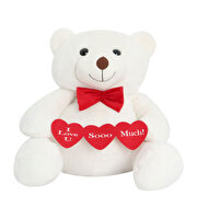 Papyonlu Beyaz Ayıcık 60 Cm