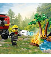 LEGO City 4x4 Kurtarma Botlu İtfaiye Kamyonu 60412