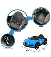 Bravo Gt 12 Volt Akülü Araba Mavi̇