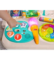 Fisher Price 4'ü 1 Arada iSesli ve Işıklı Eğlen ve Öğren Aktivite ve Çizim Masası JLM96