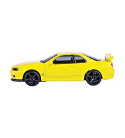 Majorette Japan Serisi Premi̇um Arabalar NIissan Skyline GT-R (R34) Sarı