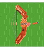 Nerf Minecraft Bow Dart Blaster G1120