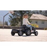 Smoby Life Farmer XL Siyah Pedallı Römorklu Traktör