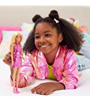 Barbie Büyüleyici Parti Bebekleri Metalik Pembe Elbiseli HYT88