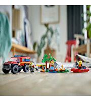 LEGO City 4x4 Kurtarma Botlu İtfaiye Kamyonu 60412