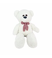 Büyük Kurdelalı Beyaz Papyonlu Ayı 80 Cm