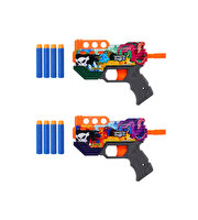 Fast Shots Bantam 4'lü Dart Atan Desenli Tabanca