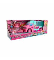 Sally'nin Sevimli Karavanı Figürlü Oyun Seti Turkuaz Toz Pembe