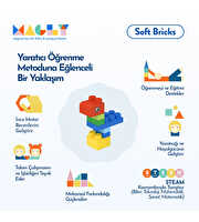Magly Soft Bricks Yumuşak Yapı Bloklar 42 Parça