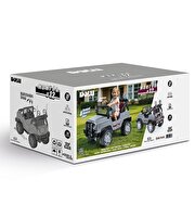 Dolu Montra Uzaktan Kumandalı Gri 12V Akülü Araba