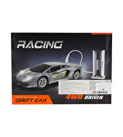 Şarj İstasyonlu Uzaktan Kumandalı Drift Gri Araba