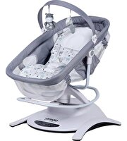 Prego Yummy Kumandalı Elektrikli Beşik Gri