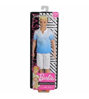 Barbie Yakışıklı Ken Bebekler Mavi Beyaz T-Shirtlü Ken GDV12